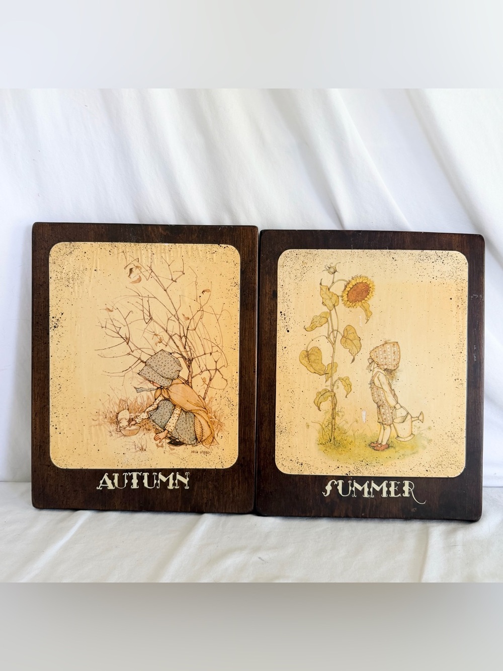 Vintage Holly Hobbie Wall Art Set